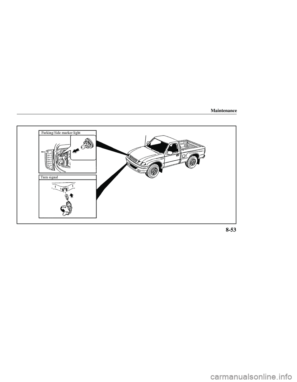 MAZDA MODEL B3000 4WD 2001  Owners Manual 