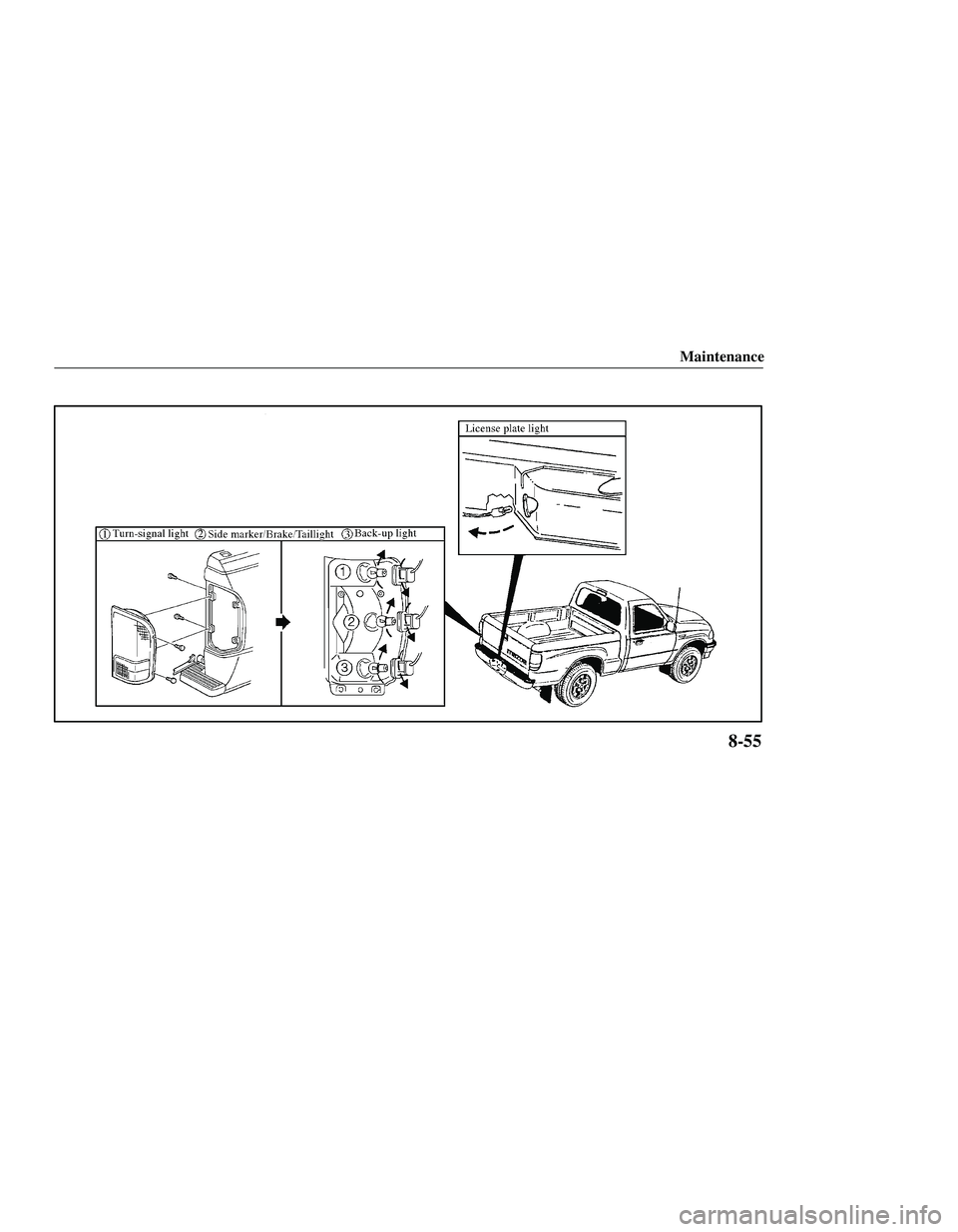 MAZDA MODEL B3000 4WD 2001  Owners Manual 