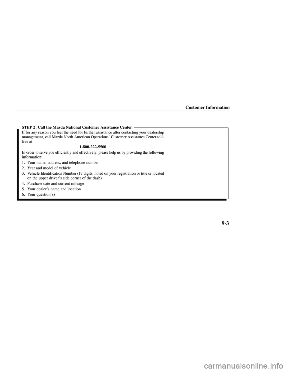 MAZDA MODEL B3000 4WD 2001  Owners Manual 