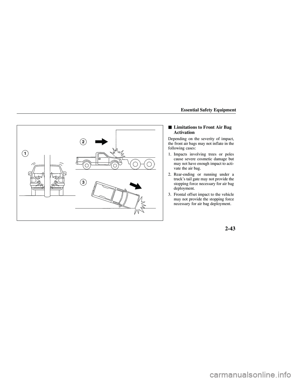 MAZDA MODEL B3000 4WD 2001  Owners Manual 