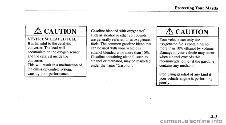 MAZDA MODEL 626 2000  Owners Manual 