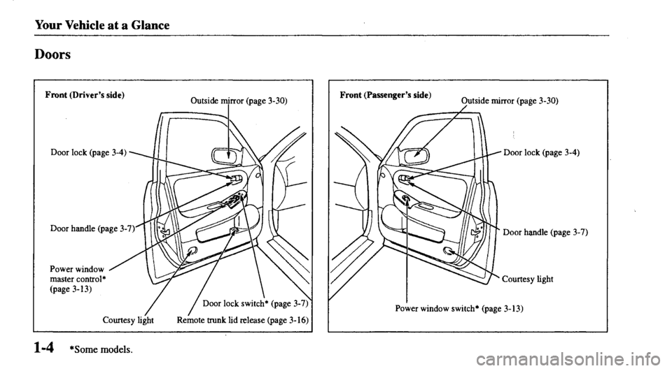 MAZDA MODEL 626 2000  Owners Manual 