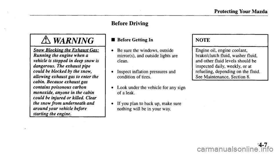 MAZDA MODEL 626 2000  Owners Manual 