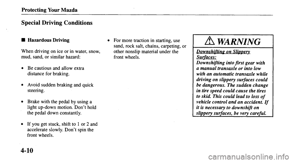 MAZDA MODEL 626 2000  Owners Manual 