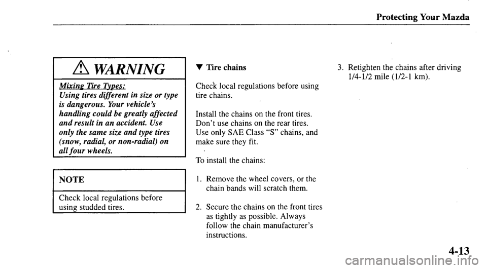 MAZDA MODEL 626 2000  Owners Manual 