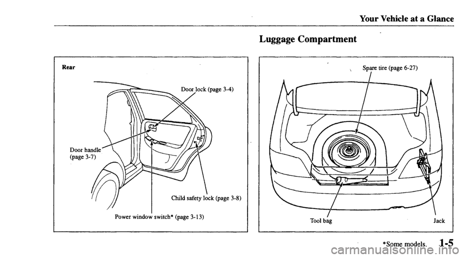 MAZDA MODEL 626 2000  Owners Manual 