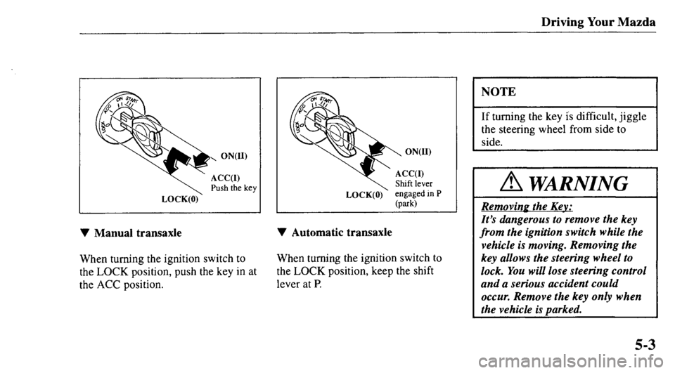 MAZDA MODEL 626 2000  Owners Manual 
