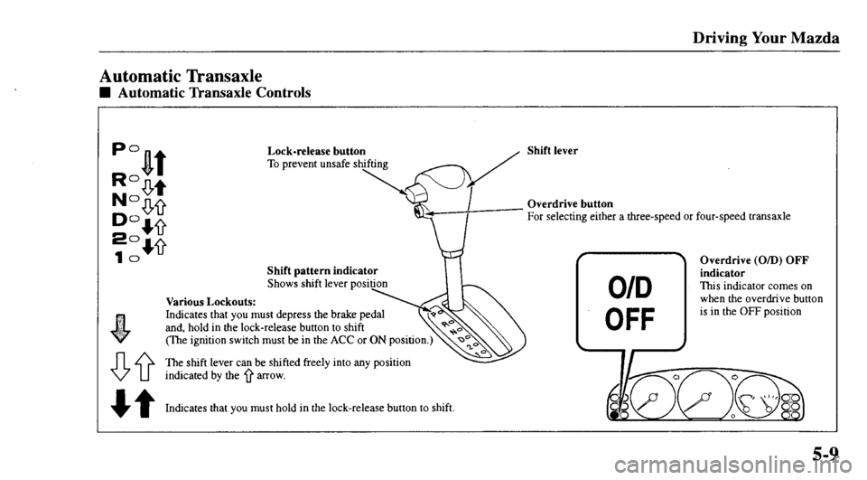 MAZDA MODEL 626 2000  Owners Manual 