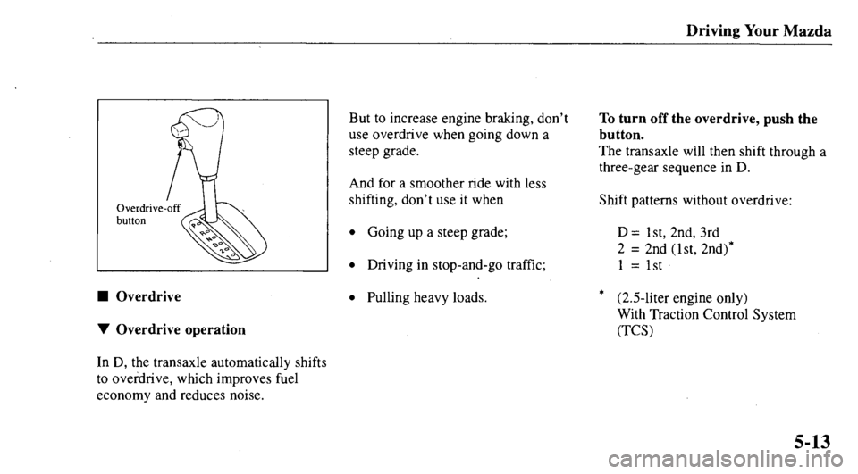 MAZDA MODEL 626 2000  Owners Manual 