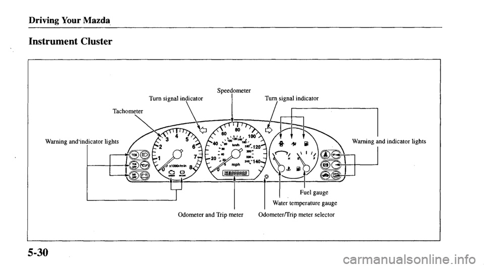 MAZDA MODEL 626 2000  Owners Manual 