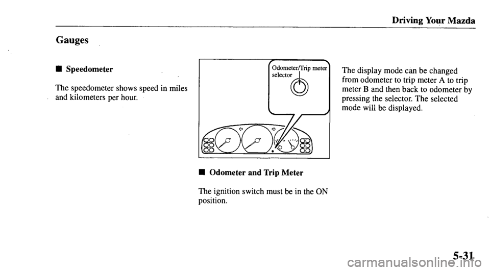 MAZDA MODEL 626 2000  Owners Manual 