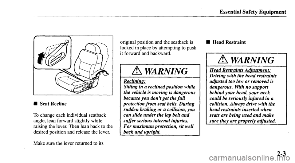 MAZDA MODEL 626 2000  Owners Manual 