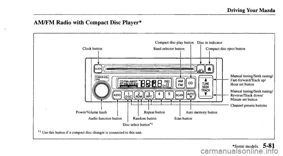 MAZDA MODEL 626 2000  Owners Manual 