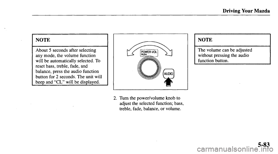 MAZDA MODEL 626 2000  Owners Manual 