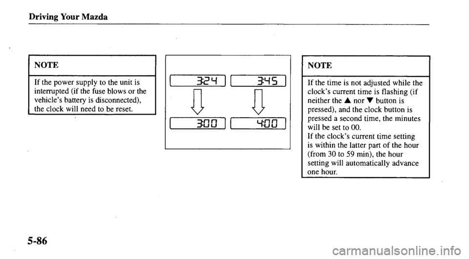 MAZDA MODEL 626 2000  Owners Manual 