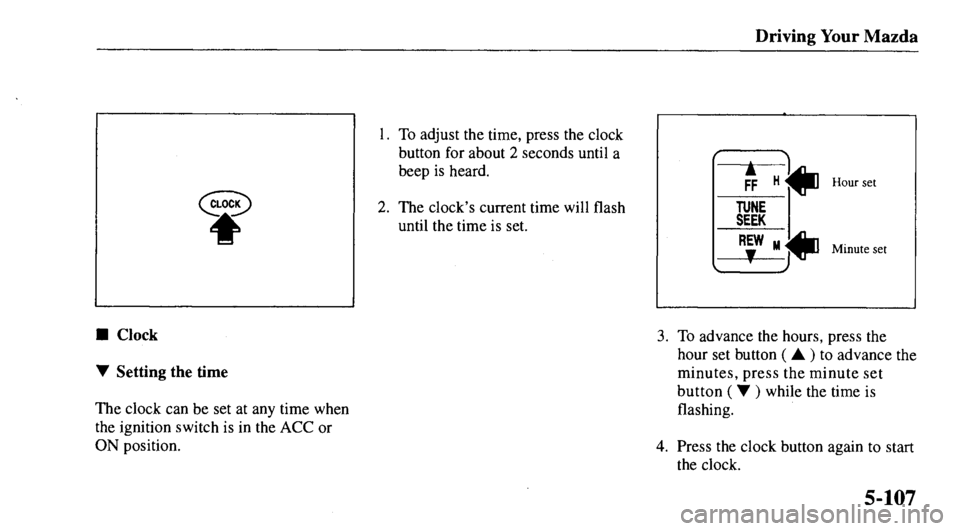 MAZDA MODEL 626 2000  Owners Manual 