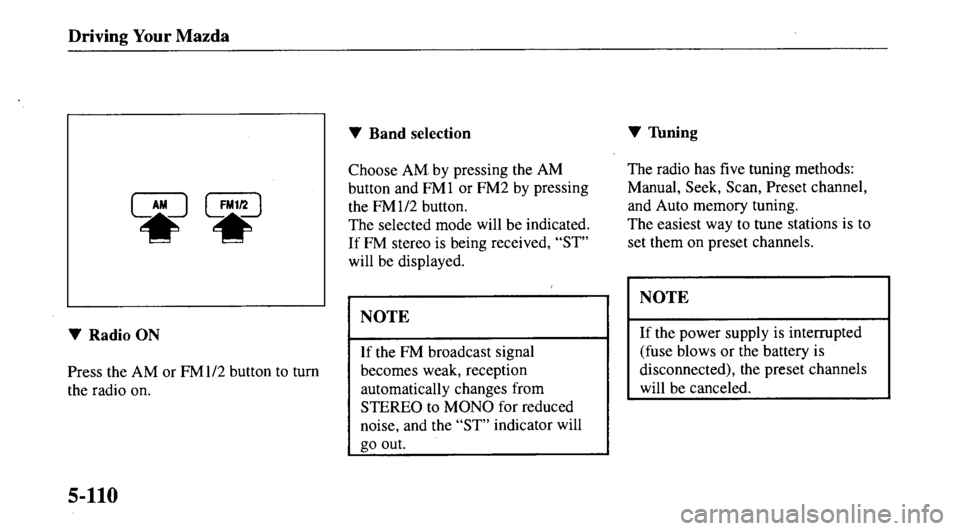 MAZDA MODEL 626 2000  Owners Manual 