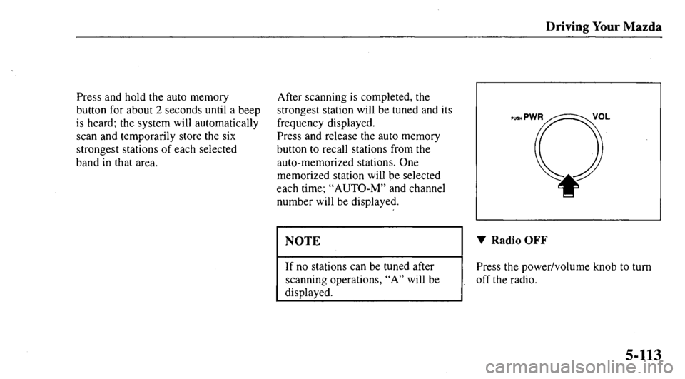 MAZDA MODEL 626 2000  Owners Manual 