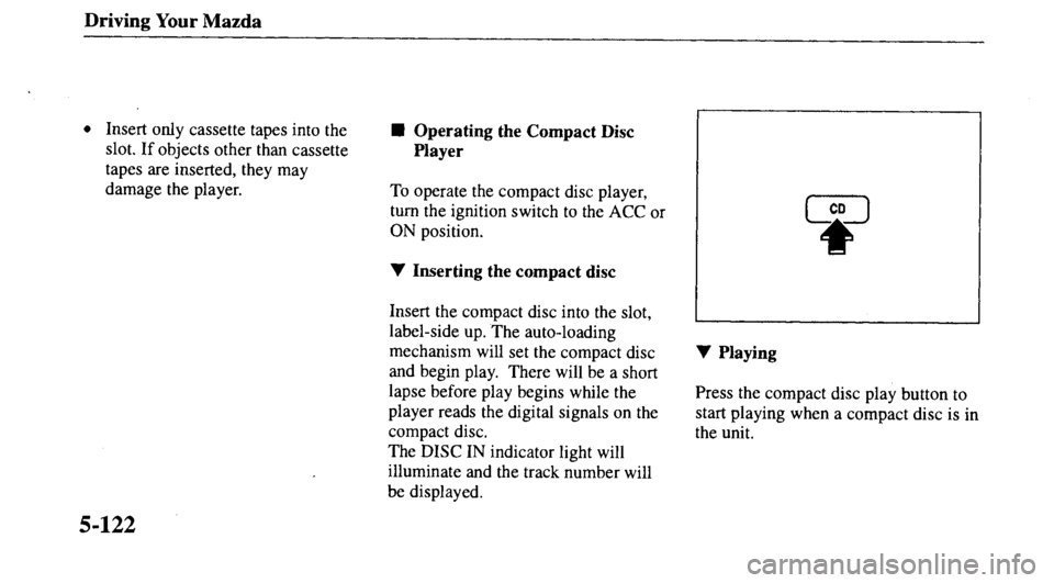 MAZDA MODEL 626 2000  Owners Manual 