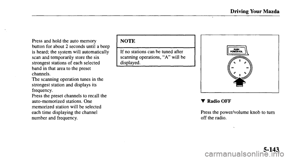 MAZDA MODEL 626 2000  Owners Manual 