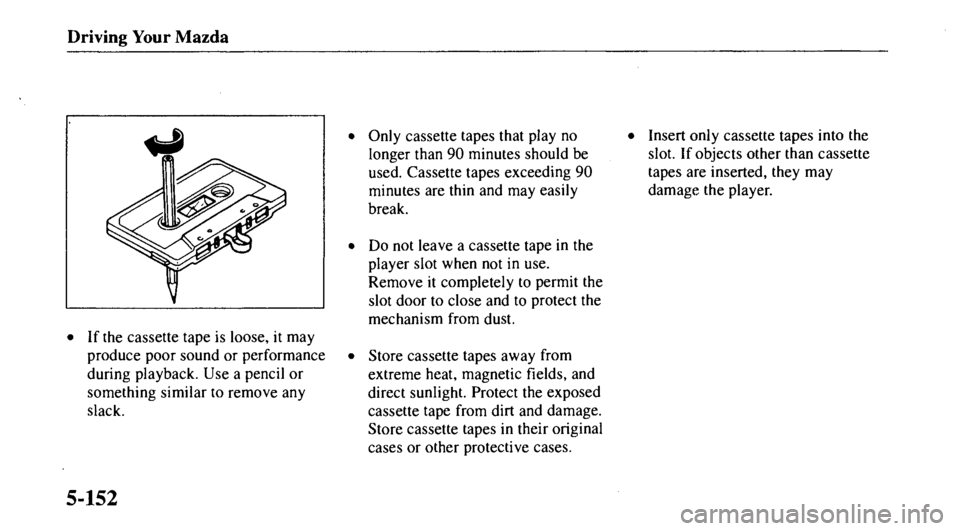 MAZDA MODEL 626 2000  Owners Manual 