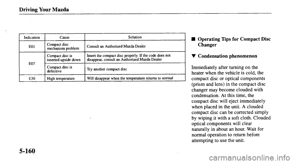 MAZDA MODEL 626 2000  Owners Manual 