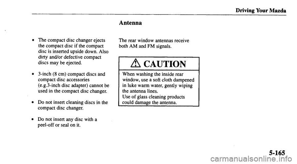 MAZDA MODEL 626 2000  Owners Manual 