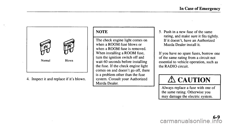 MAZDA MODEL 626 2000  Owners Manual 