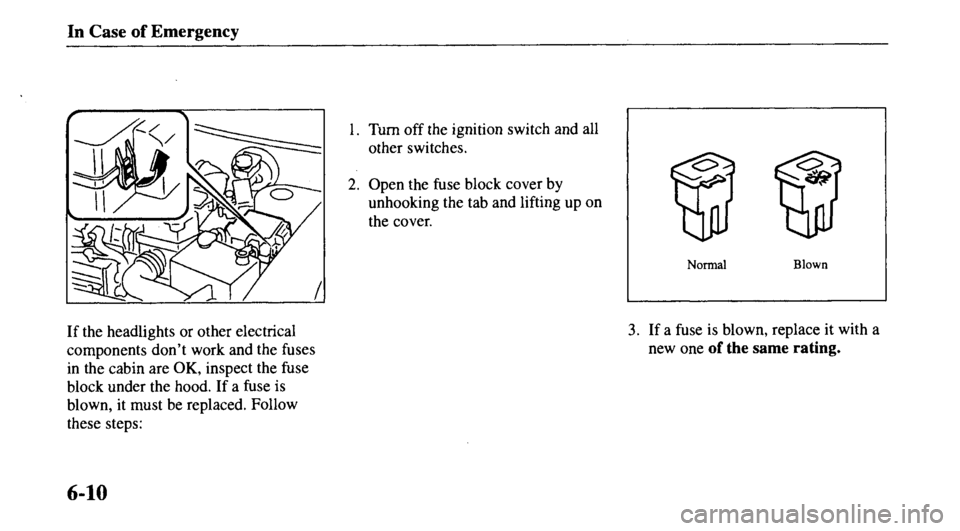 MAZDA MODEL 626 2000  Owners Manual 
