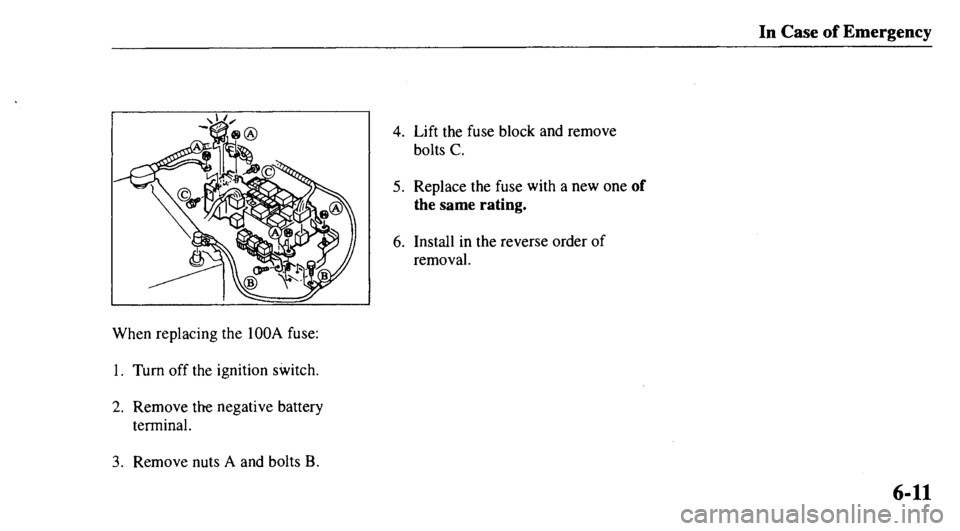 MAZDA MODEL 626 2000  Owners Manual 
