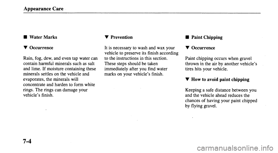 MAZDA MODEL 626 2000  Owners Manual 