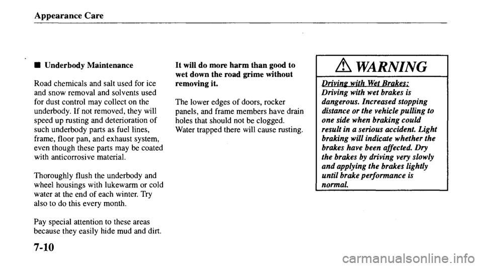 MAZDA MODEL 626 2000  Owners Manual 