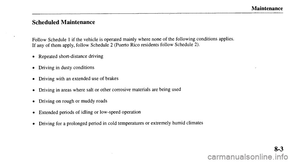 MAZDA MODEL 626 2000  Owners Manual 