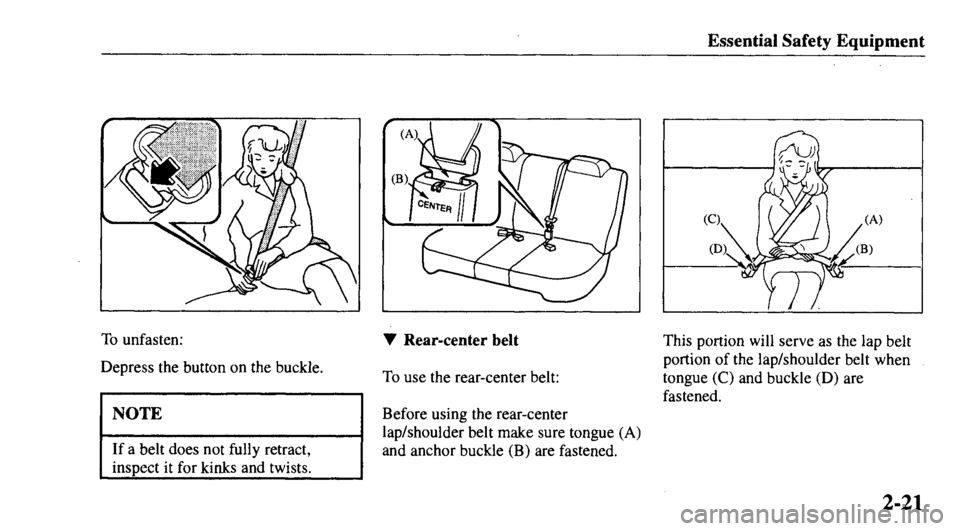 MAZDA MODEL 626 2000  Owners Manual 