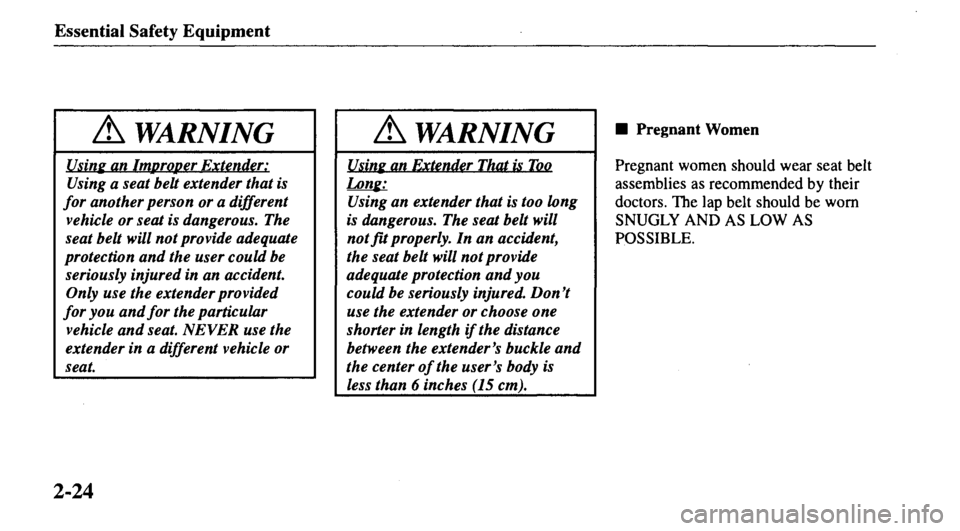 MAZDA MODEL 626 2000  Owners Manual 