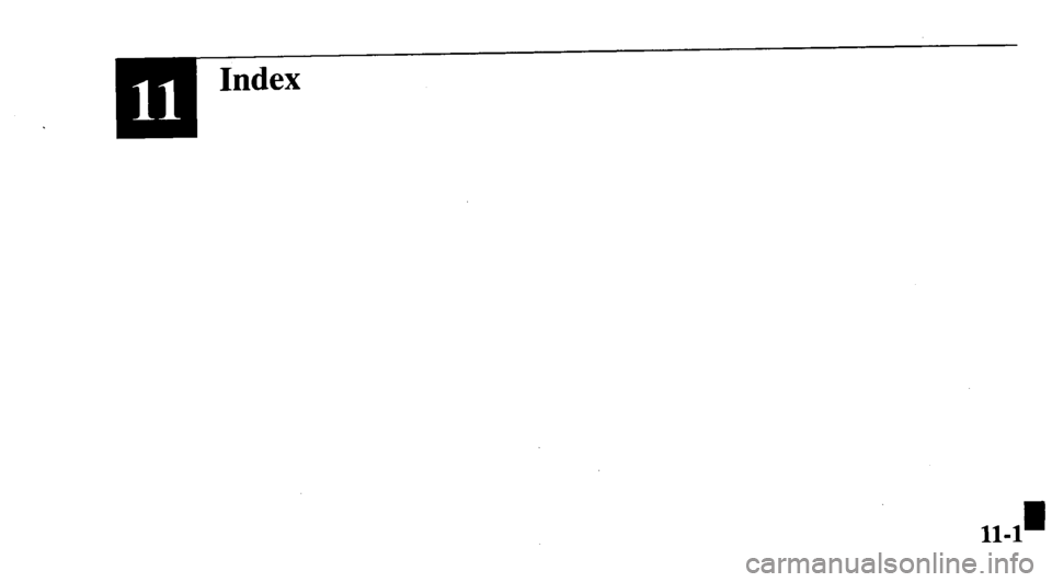 MAZDA MODEL 626 2000  Owners Manual 