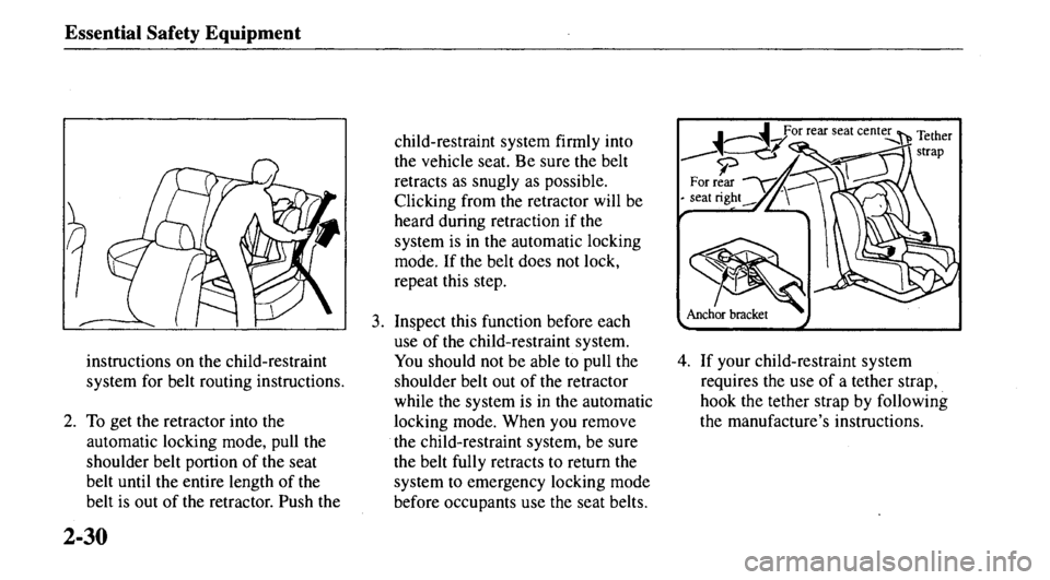 MAZDA MODEL 626 2000  Owners Manual 