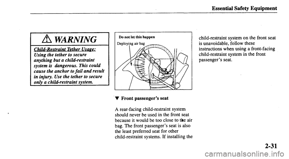 MAZDA MODEL 626 2000  Owners Manual 