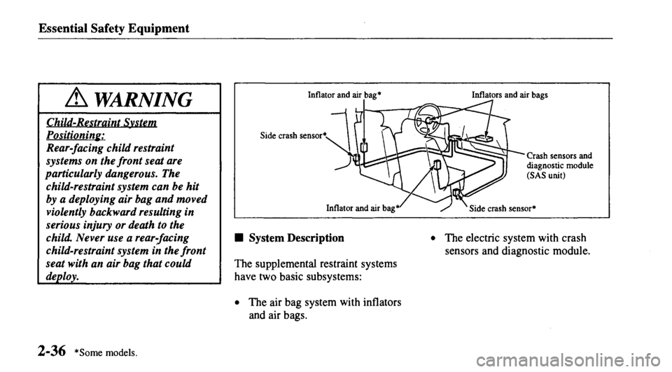 MAZDA MODEL 626 2000  Owners Manual 