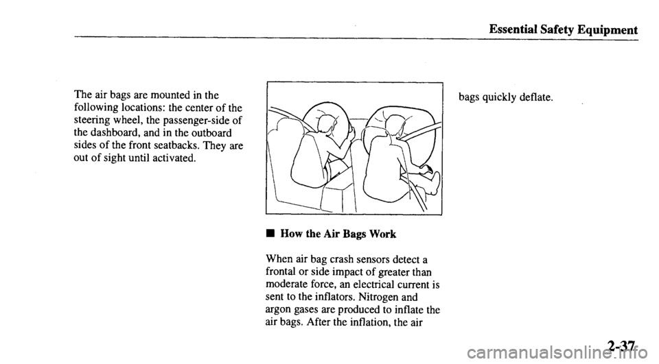 MAZDA MODEL 626 2000  Owners Manual 