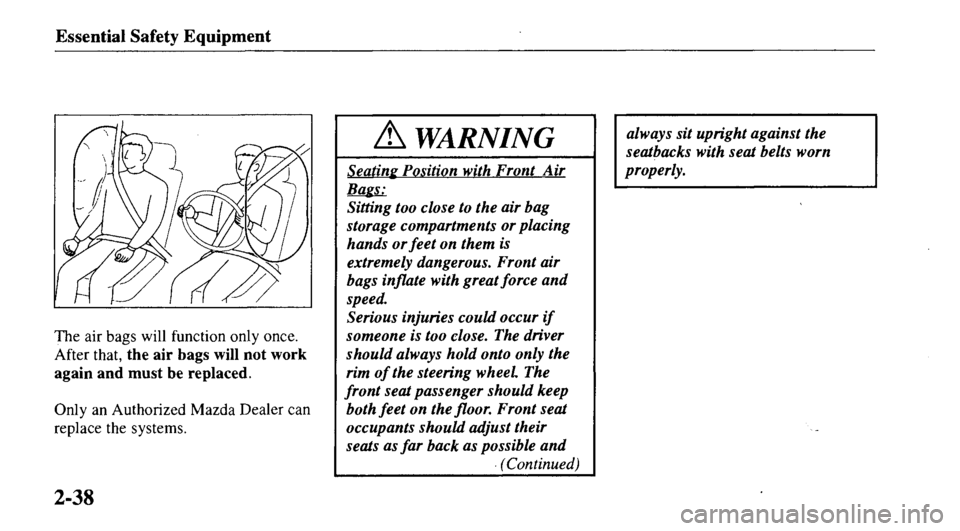 MAZDA MODEL 626 2000  Owners Manual 