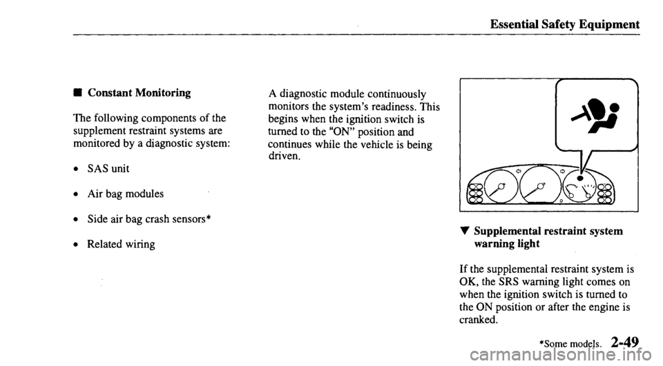 MAZDA MODEL 626 2000  Owners Manual 