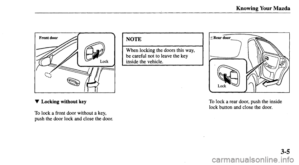 MAZDA MODEL 626 2000  Owners Manual 
