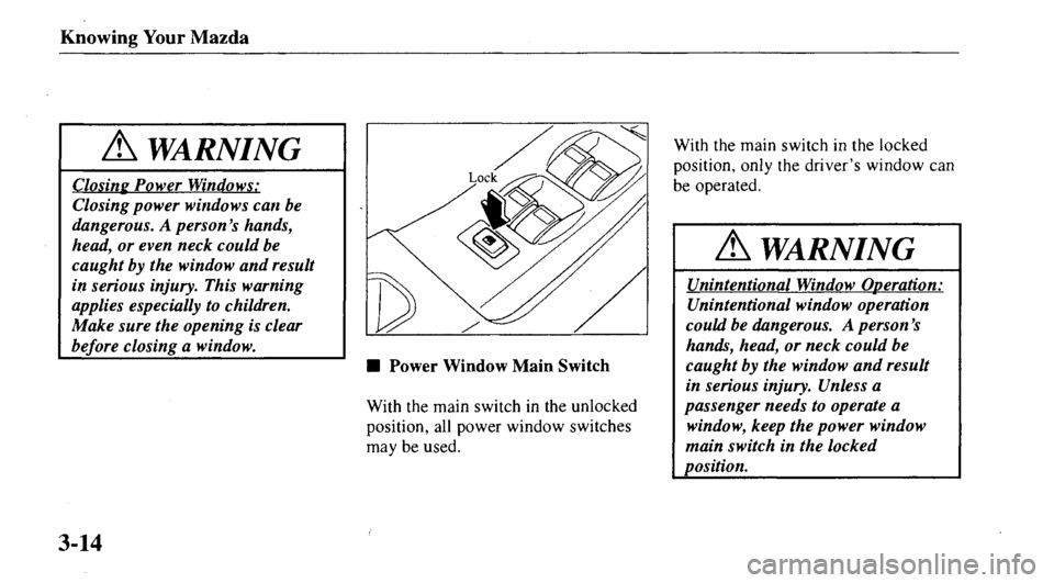 MAZDA MODEL 626 2000  Owners Manual 