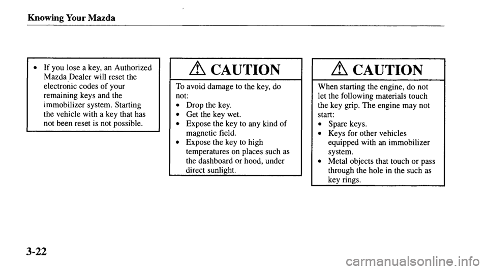 MAZDA MODEL 626 2000  Owners Manual 