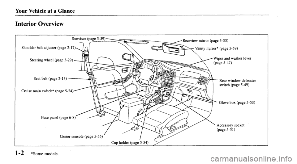 MAZDA MODEL 626 2000  Owners Manual 