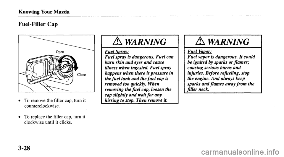 MAZDA MODEL 626 2000  Owners Manual 