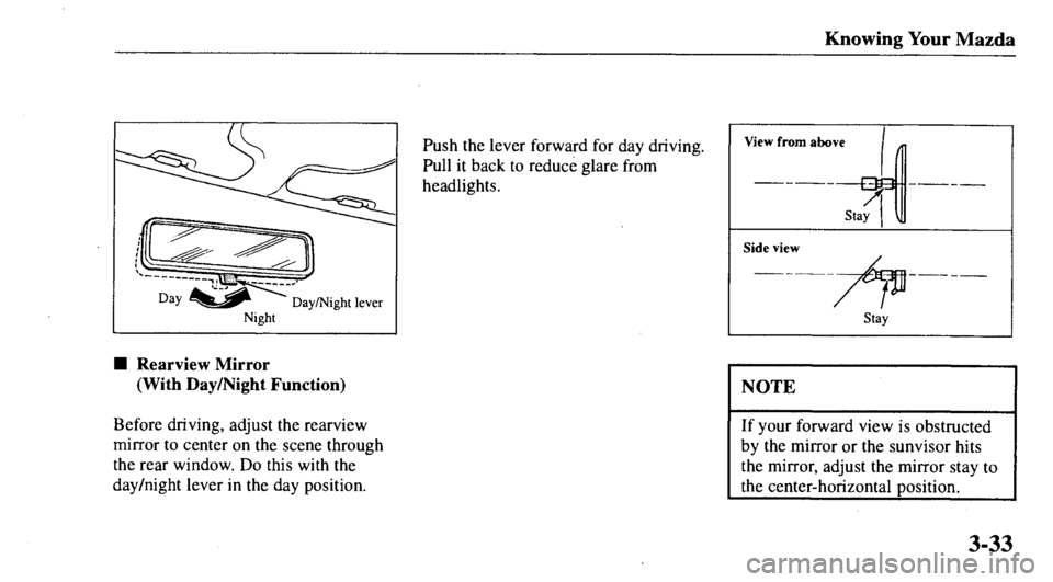 MAZDA MODEL 626 2000  Owners Manual 
