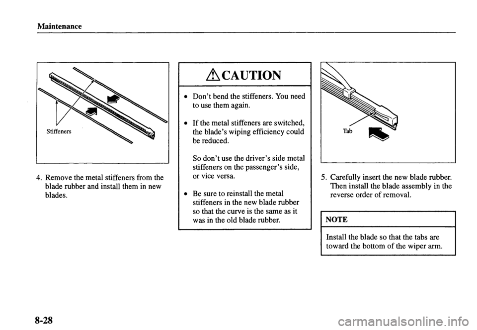 MAZDA MODEL MX-5 MIATA 2000  Owners Manual 