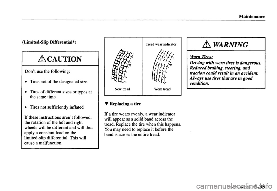 MAZDA MODEL MX-5 MIATA 2000  Owners Manual 